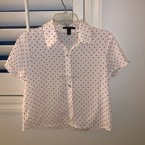 Heart printed shirt